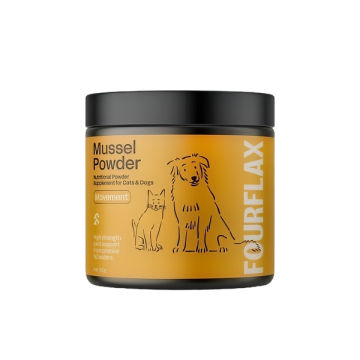 Fourflax Pet Supplement Mussel Powder 150g Tub