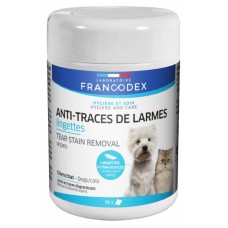Francodex Tear Stain Removal Wipes 50's
