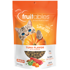 Fruitables Crunchy Tuna Flavor with Pumpkin 70g, FRU1302, cat Treats, Fruitables, cat Food, catsmart, Food, Treats