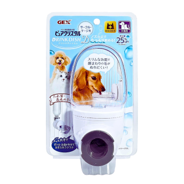 Gex Pet Water Feeder Pure Crystal Drink Dish D Shallow