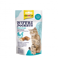 GimCat Snack Nutri Pockets Dental 60g, 02.418285 (64418285), cat GimCat Nutri Pockets Cream Filled Snack Dental | Catnip | Cheese, GimCat , cat GimCat, catsmart, GimCat, GimCat Nutri Pockets Cream Filled Snack Dental | Catnip | Cheese