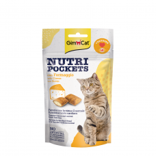GimCat Snack Nutri Pockets With Cheese 60g, 02.400716 (64400716), cat GimCat Nutri Pockets Cream Filled Snack Dental | Catnip | Cheese, GimCat , cat GimCat, catsmart, GimCat, GimCat Nutri Pockets Cream Filled Snack Dental | Catnip | Cheese