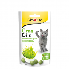 GimCat Treats GrasBits 50g, 02.407760 (64407630) 3 Packs, cat Treats, GimCat , cat Food, catsmart, Food, Treats