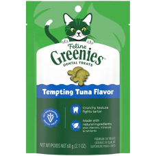 Feline Greenies Dental Treats Tempting Tuna 60g