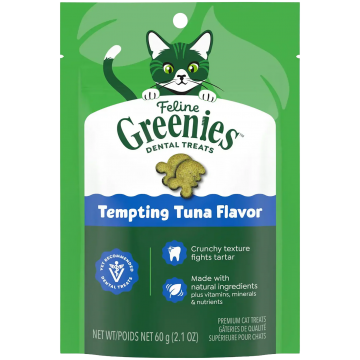 Feline Greenies Dental Treats Tempting Tuna 60g