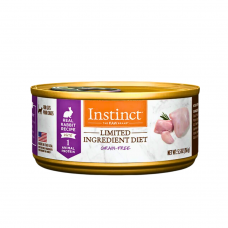 Instinct Limited Ingredient Grain-Free Rabbit Recipe Wet Food 5.5oz, 6270753, cat Wet Food, Instinct, cat Food, catsmart, Food, Wet Food