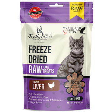 Kelly & Co's Freeze-Dried Chicken Liver 40g x 2
