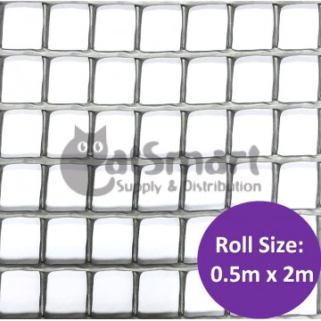 Kenford Multi-purpose HDPE Mesh Rectangular 14mm 050 Grey