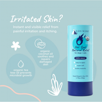 Kin+Kind Pet Skin Relief Hot Spot Natural Stick 68ml