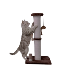 Lavish Scratching Post Classic 86 Cappuccino, PS6606-4-CP, cat Scratching Furniture, Lavish, cat Housing Needs, catsmart, Housing Needs, Scratching Furniture