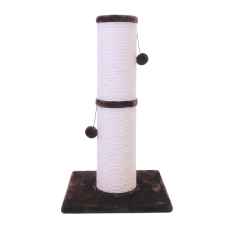 Lavish Scratching Post Deux 87 Cappuccino, SBE6606-85-2-CP, cat Scratching Furniture, Lavish, cat Housing Needs, catsmart, Housing Needs, Scratching Furniture