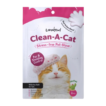 Loveabowl Clean-A-Cat Glove Cactus 2pcs Loveabowl Clean-A-Cat Glove Cactus 2pcs