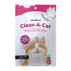 Loveabowl Clean-A-Cat Glove Original 2pcs Loveabowl Clean-A-Cat Glove Original 2pcs, L7012, cat Wet Wipes, Loveabowl, cat Grooming, catsmart, Grooming, Wet Wipes