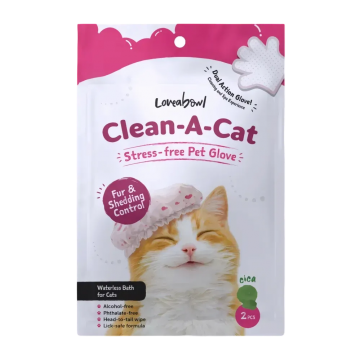 Loveabowl Clean-A-Cat Glove Original 2pcs Loveabowl Clean-A-Cat Glove Original 2pcs