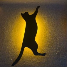 Lumewnous LED Cat Climbing Shape Induction Night Light