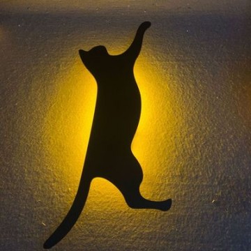 Lumewnous LED Cat Climbing Shape Induction Night Light