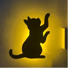 Lumewnous LED Cat Reaching Up Shape Induction Night Light, CS2017000046, cat Accessories, Lumewnous, cat CatSmarts Choice, catsmart, CatSmarts Choice, Accessories