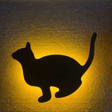 Lumewnous LED Cat Ready To Pounce Shape Induction Night Light