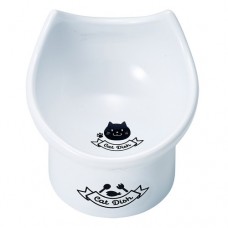 Marukan Bowl Tall Ceramic Cat Shaped Dish Size 11, CT529, cat Bowl / Feeding Mat, Marukan, cat Accessories, catsmart, Accessories, Bowl / Feeding Mat
