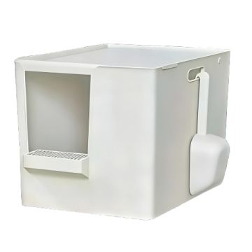 Meoof Litter Box Great House White Meoof Litter Box Great House White