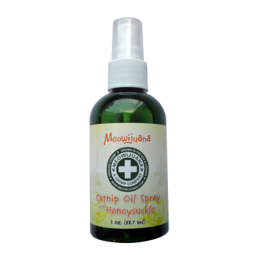 Meowijuana Catnip Spray with Honeysuckle 3oz