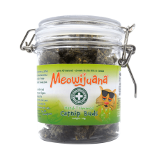 Meowijuana Jar of Catnip Buds 20g, 005001, cat Catnips, Meowijuana, cat Health, catsmart, Health, Catnips