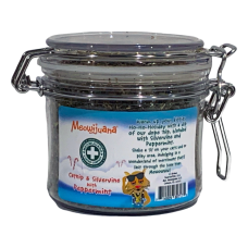 Meowijuana Catnip Jar of Winter Blend Catnip, Peppermint, & Silvervine 34g