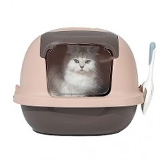 Tom Cat Pakeway N Series Cat Litter Box Brown, 640452, cat Litter Pan, Tom Cat , cat Housing Needs, catsmart, Housing Needs, Litter Pan