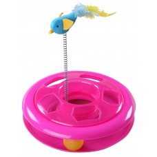 Pawise Kitty Roundabout Cat Toy Pink