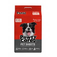 Pawty Care Pet Sheets Large 25pcs (60 x 90cm), PC-025L, cat Pee Pads, Pawty Care, cat Housing Needs, catsmart, Housing Needs, Pee Pads