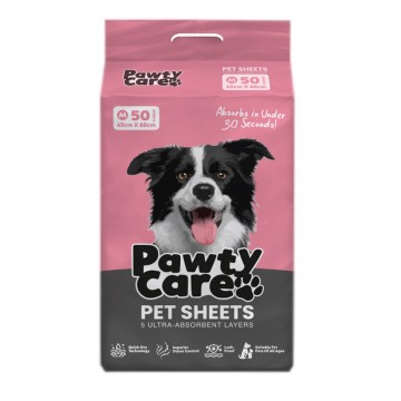 Pawty Care Pet Sheets Medium 50pcs (45cm X 60cm)