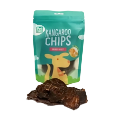 PetCubes Pet Treats Kangaroo Chips 50g PetCubes Pet Treats Kangaroo Chips 50g, ADTKC (2 packs), cat Treats, PetCubes, cat Food, catsmart, Food, Treats