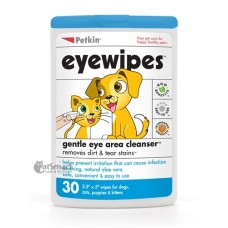 Petkin Eye Wipes 30pcs, 5319, cat Eye Care, Petkin, cat Grooming, catsmart, Grooming, Eye Care