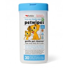 Petkin Petwipes Gentle Pet Cleanser 30's