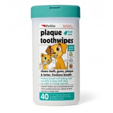 Petkin Plaque Toothwipes 40's
