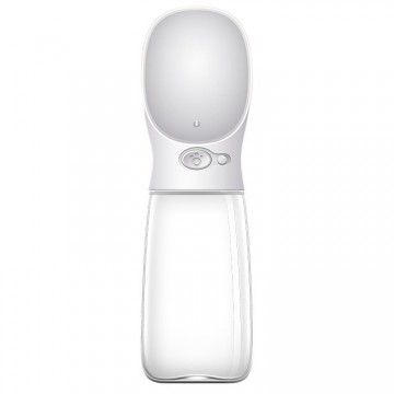 Plouffe Portable & Leak-Resistant Pet Water Bottle White 550ml