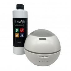 PowAir Bundle: Odour Neutraliser Liquid 464ml with Misting Dome