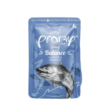 Pramy Gravy Pouch Balance Tuna Meat 70g x12