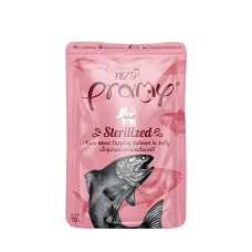 Pramy Jelly Pouch Sterilized Tuna w/Salmon 70g