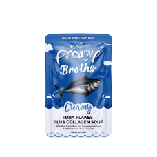 Pramy Pouch in Broth Creamy Tuna Flakes Plus Collagen 40g