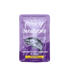 Pramy Pouch Carnivore Tuna w/Katsuobushi in Jelly 70g