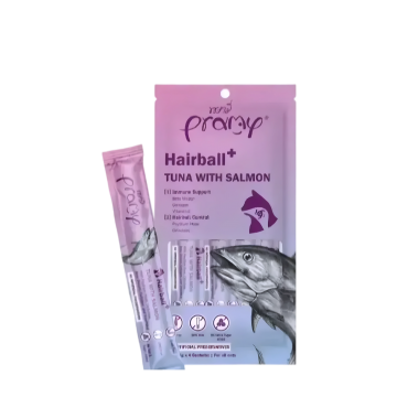 Pramy Smoothie Hairball Tuna w/Salmon (14g x4) x3
