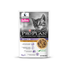 Purina Pro Plan Jelly Pouch Chicken Kitten 85g, 11518200, cat Wet Food, Pro Plan, cat Food, catsmart, Food, Wet Food