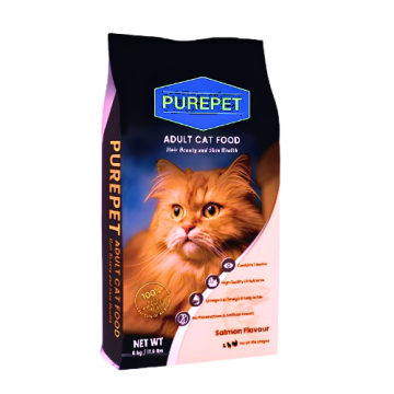 Purepet Cat Food Hair Beauty & Skin Health Salmon Adult 8kg