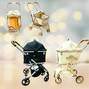 Rubeku Pet Stroller (819) White