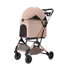 Rubeku Pet Stroller (G1) Beige, G21-GRAY, cat Bags / Carriers, Rubeku, cat Accessories, catsmart, Accessories, Bags / Carriers