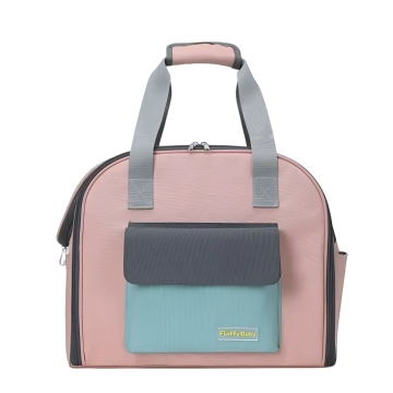 Rubeku Pet Carrier Portable Bag Fluffy Baby Pink