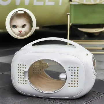Rubeku Pet Carrier Space Capsule White