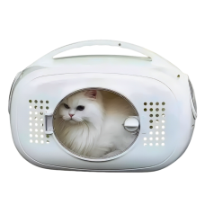 Rubeku Pet Carrier Space Capsule White, XDB-467, cat Bags / Carriers, Rubeku, cat Accessories, catsmart, Accessories, Bags / Carriers