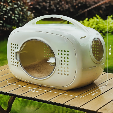Rubeku Pet Carrier Space Capsule White